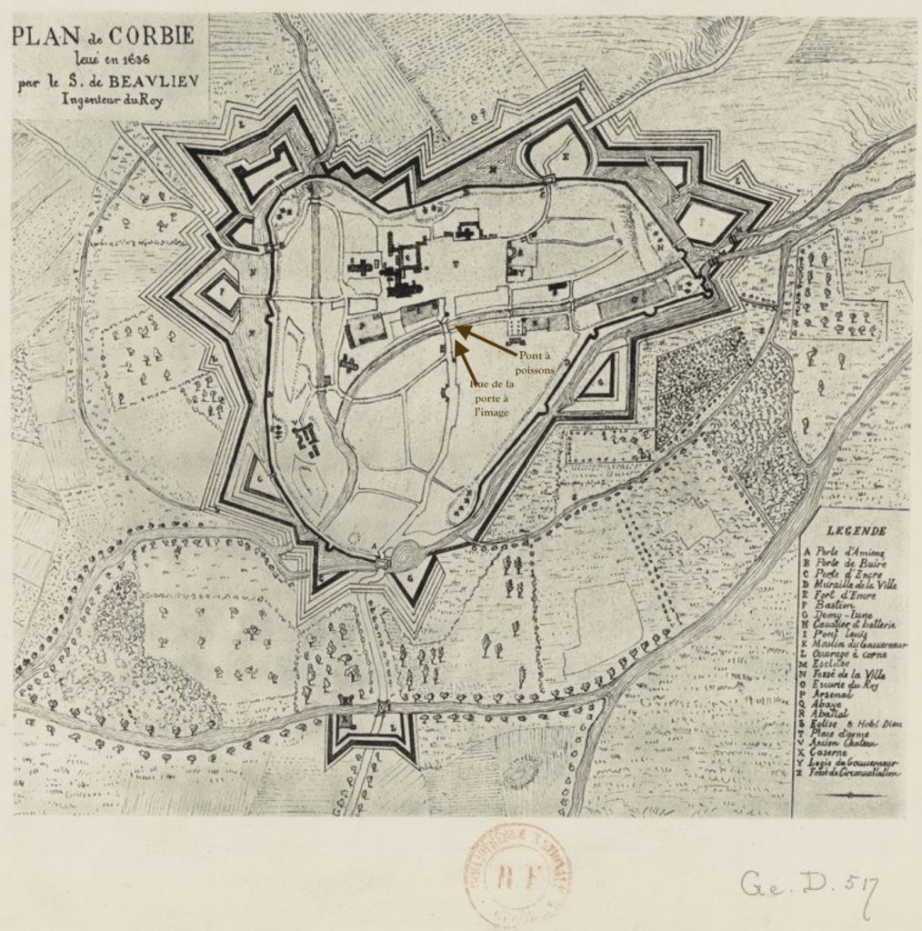 Plan de Corbie 1636